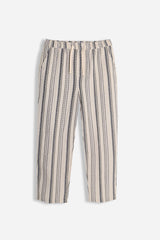 PANTALONE CON COULISSE FANTASIA RIGHE F-BEIGE