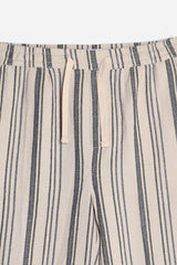 PANTALONE CON COULISSE FANTASIA RIGHE F-BEIGE