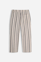 PANTALONE CON COULISSE FANTASIA RIGHE F-BEIGE