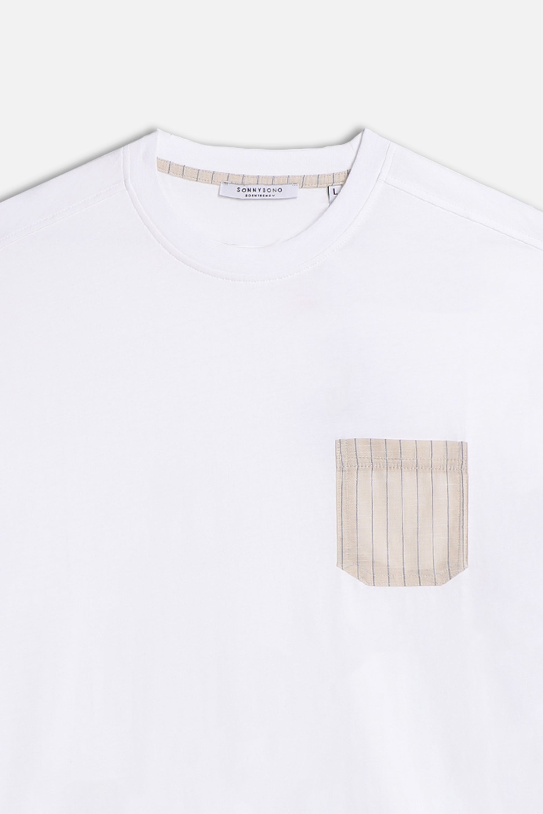 T-SHIRT TESSUTO CAMICIA BIANCO