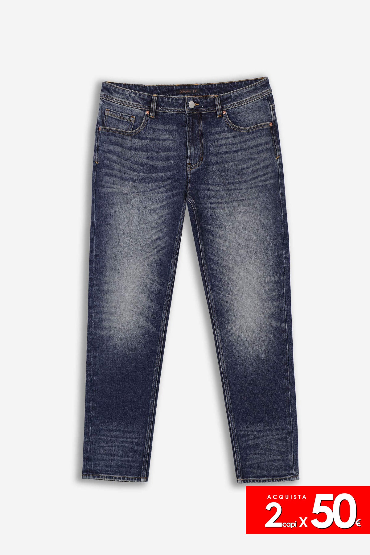 DENIM CROPPED POLVERE