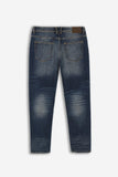 DENIM CROPPED BLEU