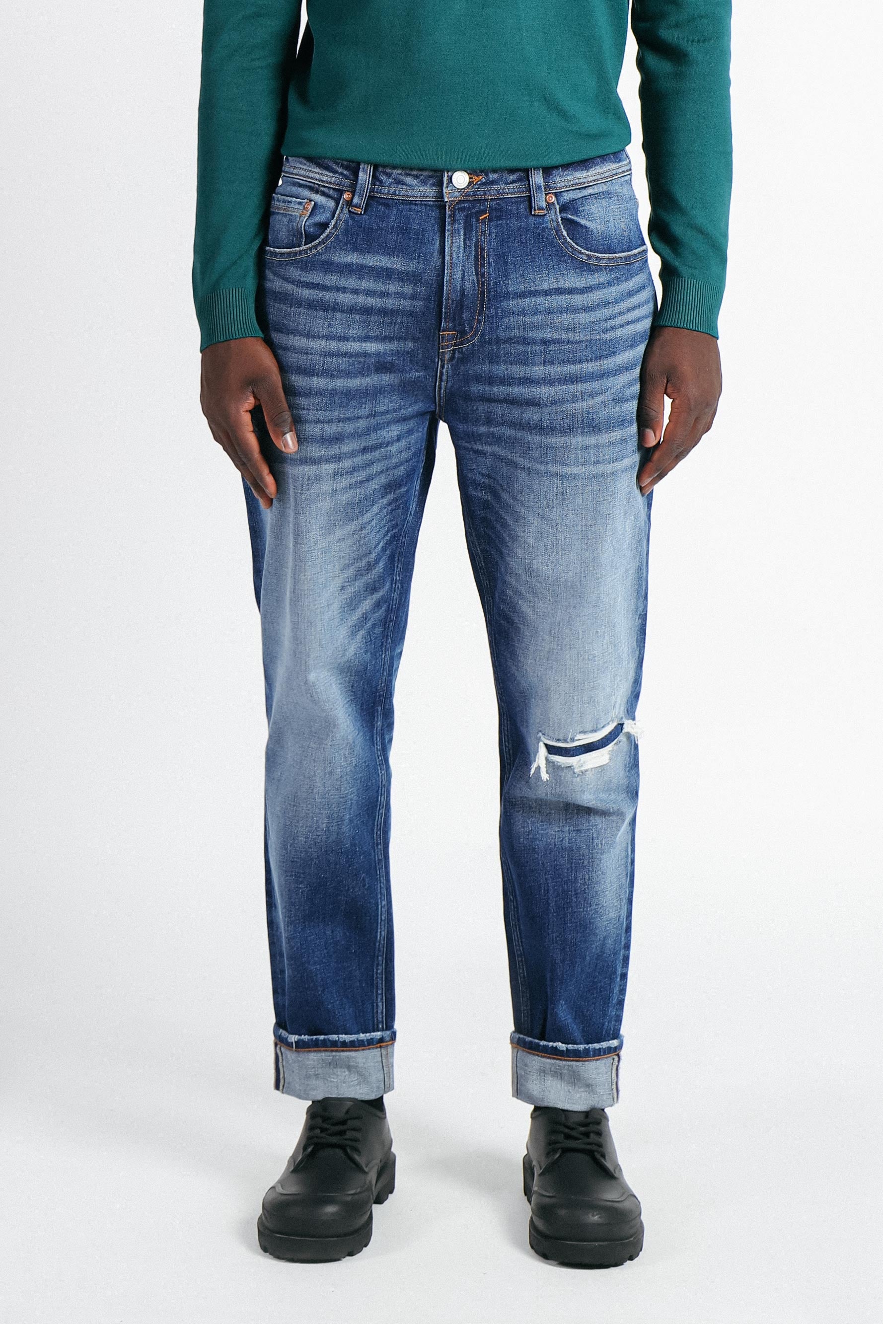 DENIM LOOSE FIT INDACO