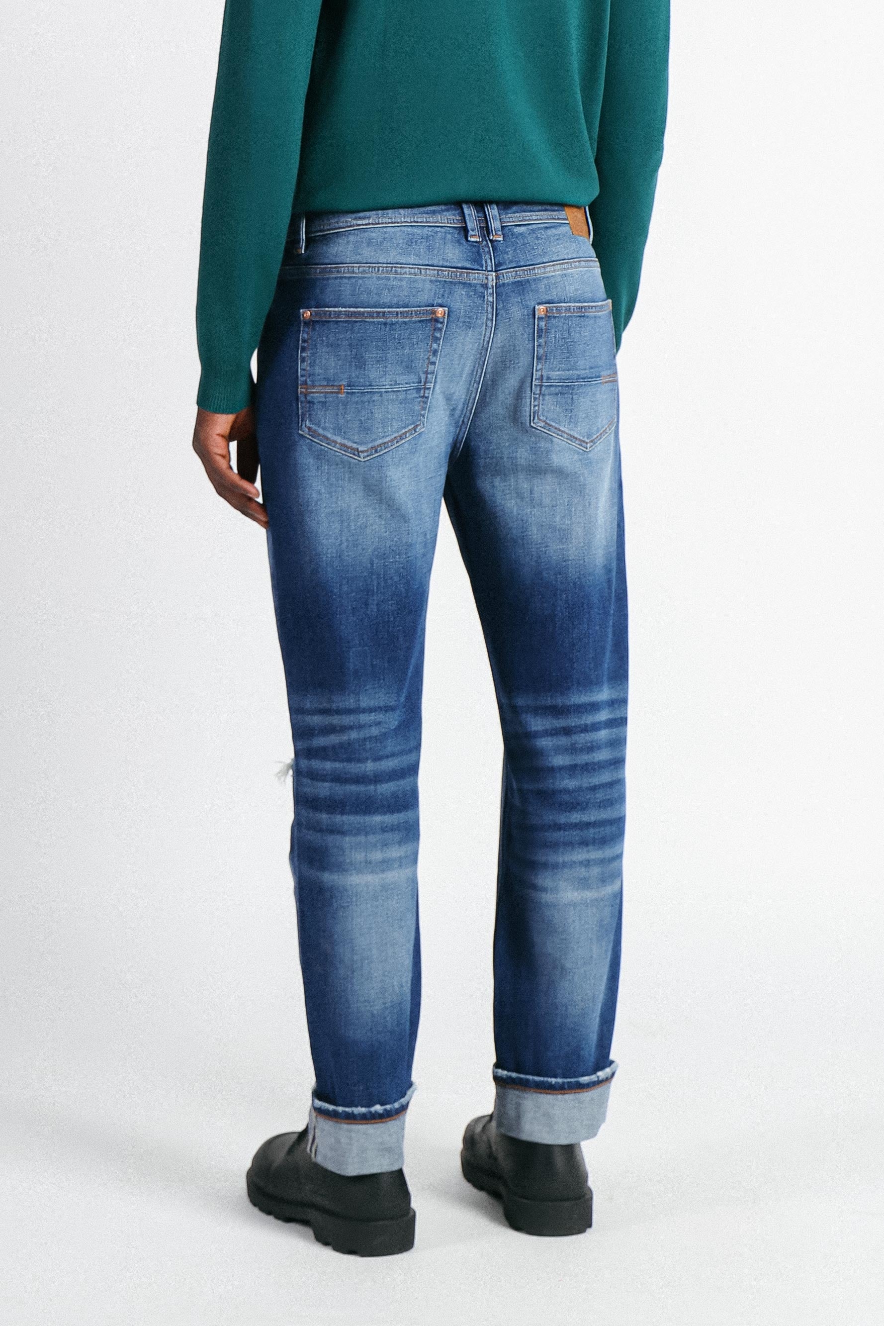 DENIM LOOSE FIT INDACO - Sonnybono