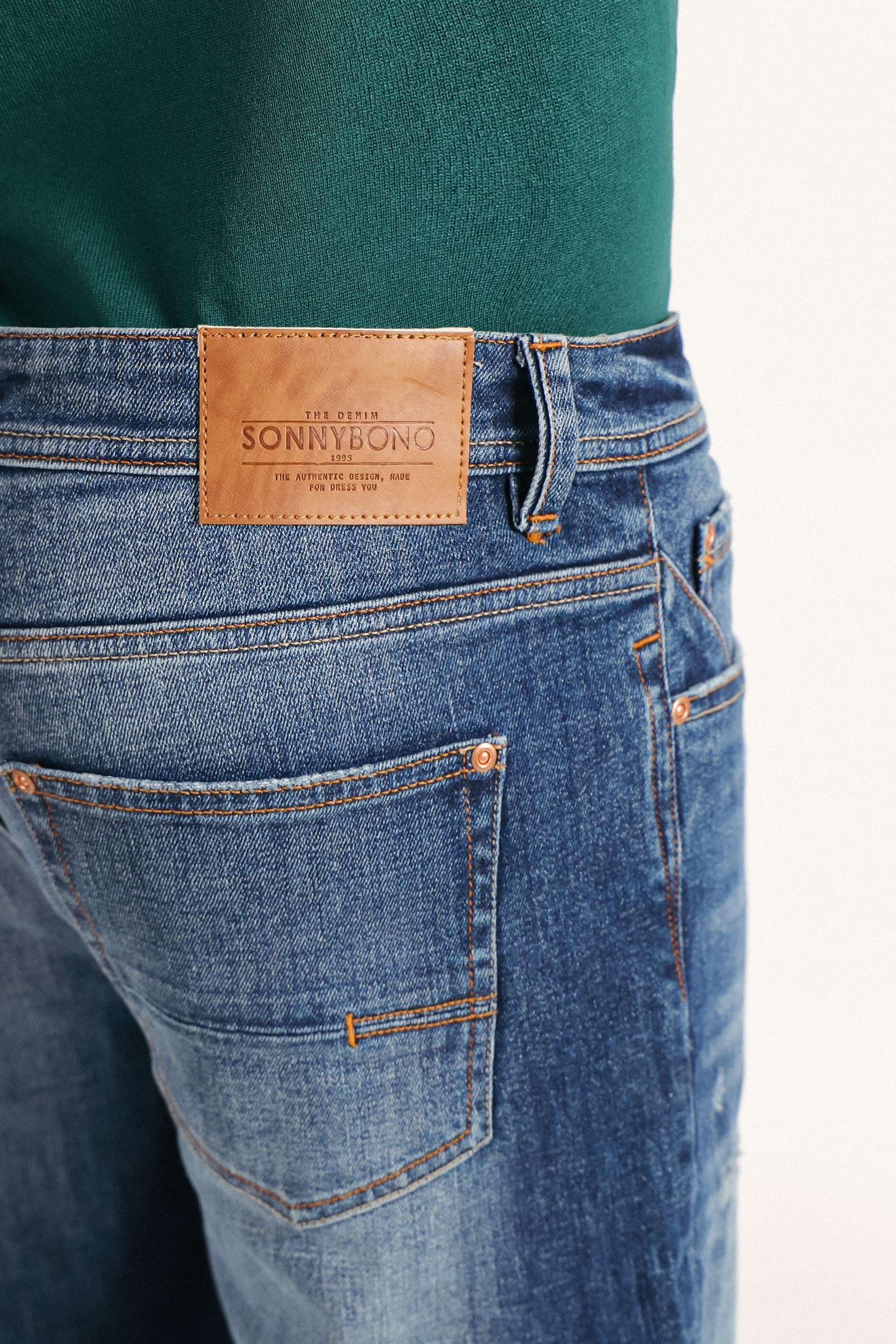 DENIM LOOSE FIT INDACO - Sonnybono