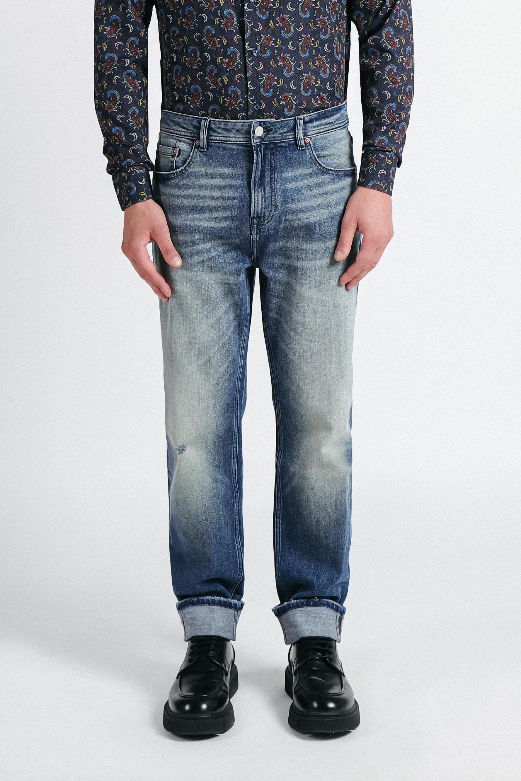 DENIM LOOSE FIT POLVERE