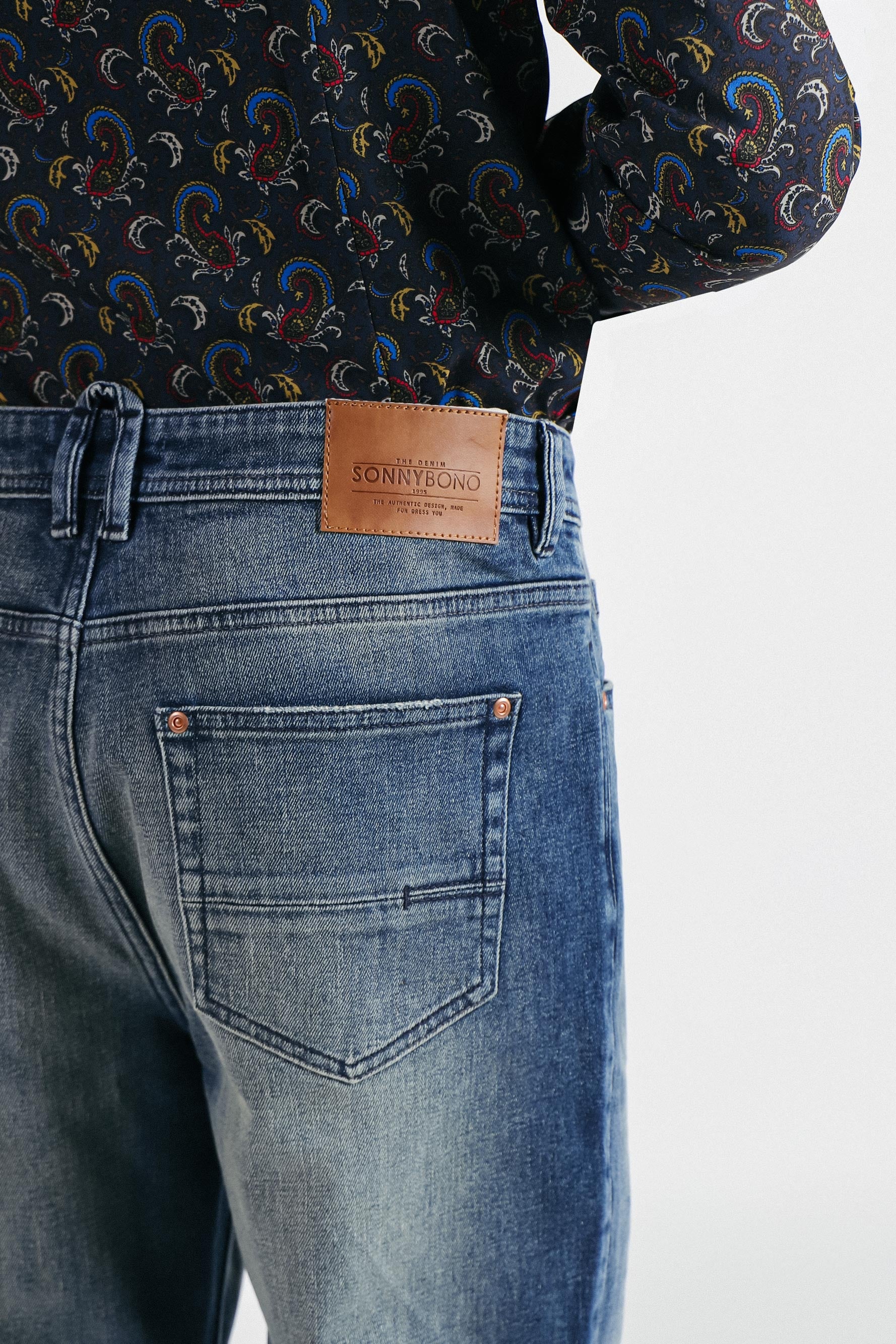 DENIM LOOSE FIT POLVERE - Sonnybono