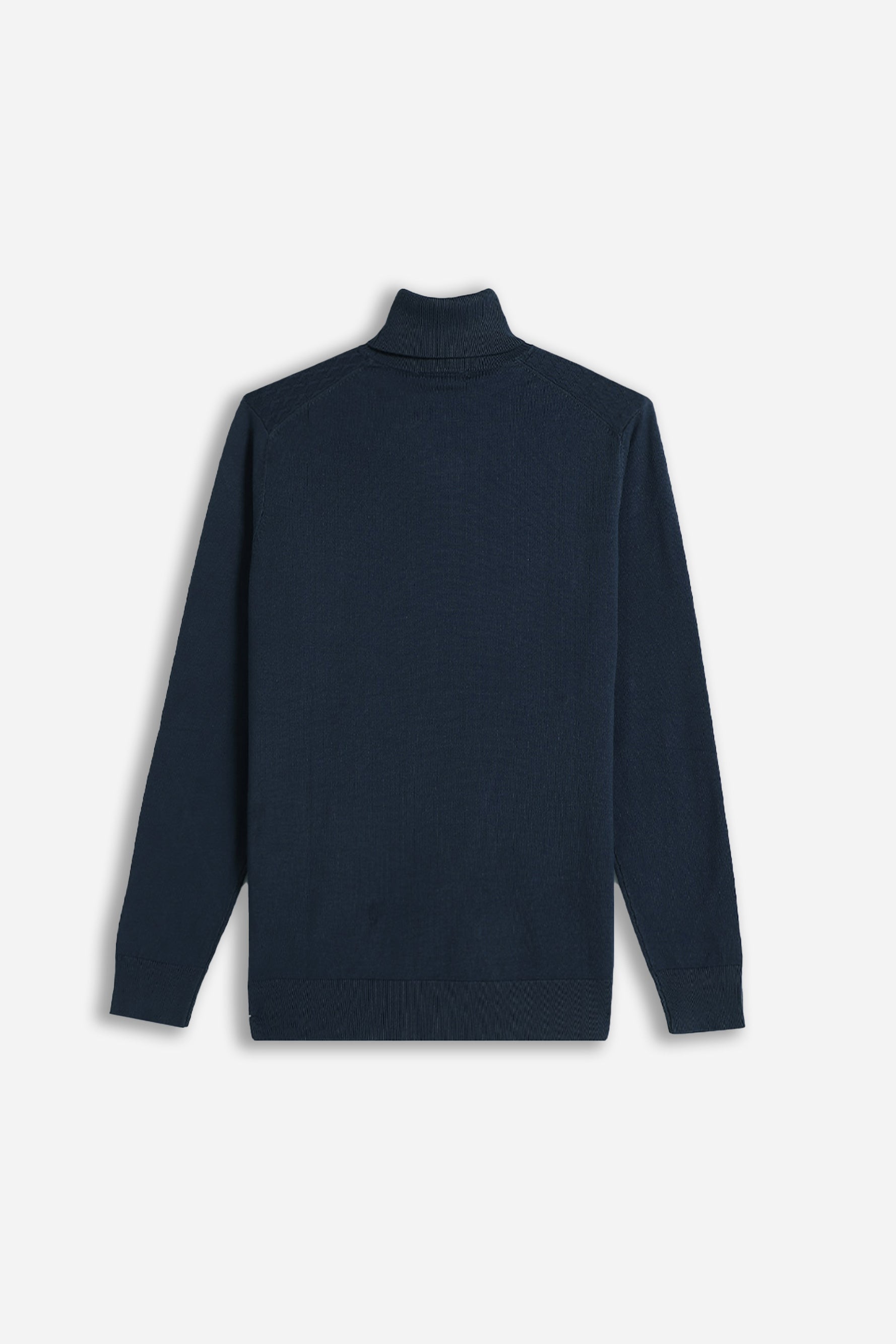 MAGLIA DOLCEVITA PUNTO LAVORATO BLEU
