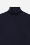 MAGLIA DOLCEVITA LAVORATA BLEU