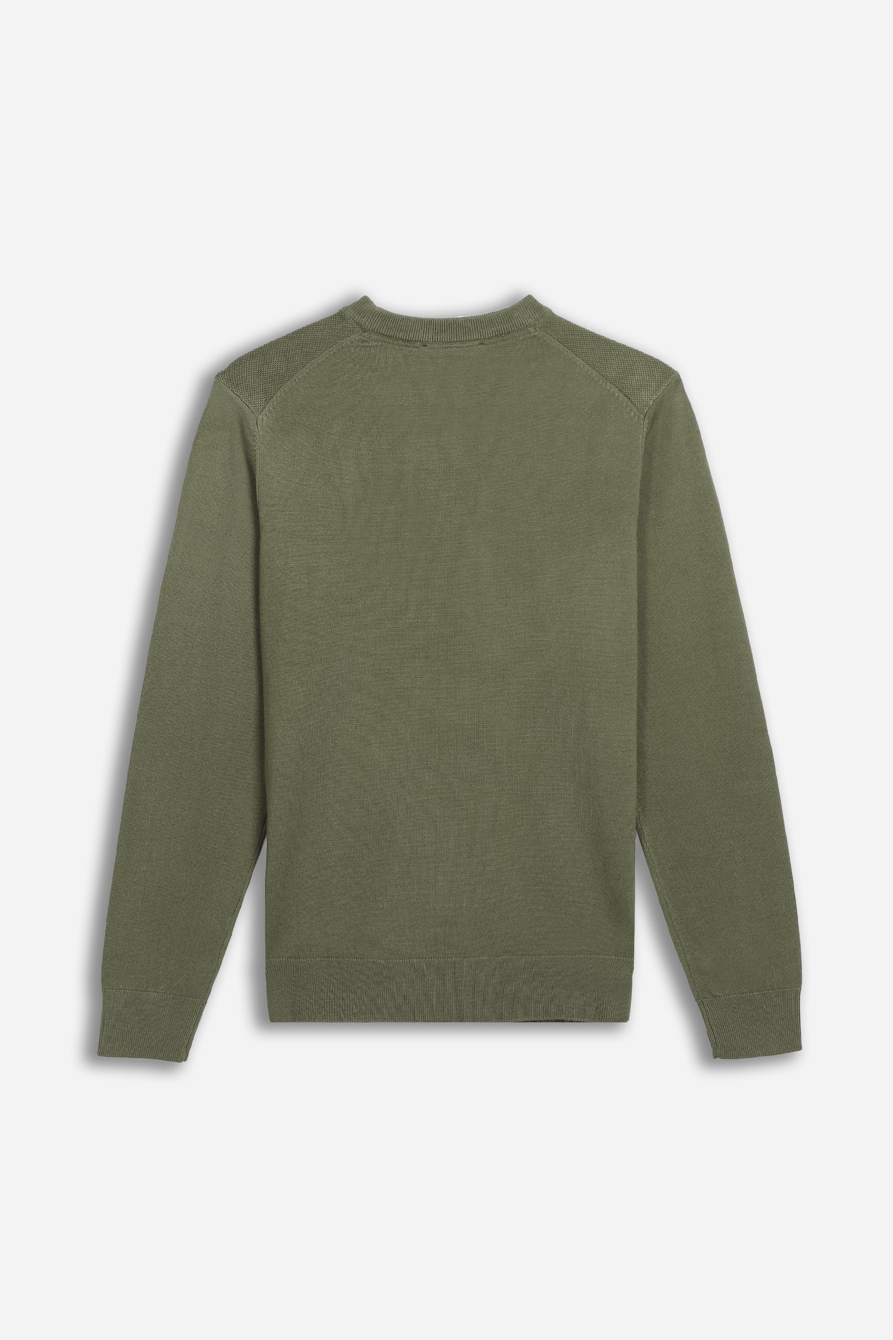 MAGLIA GIROCOLLO LAVORATA SALVIA