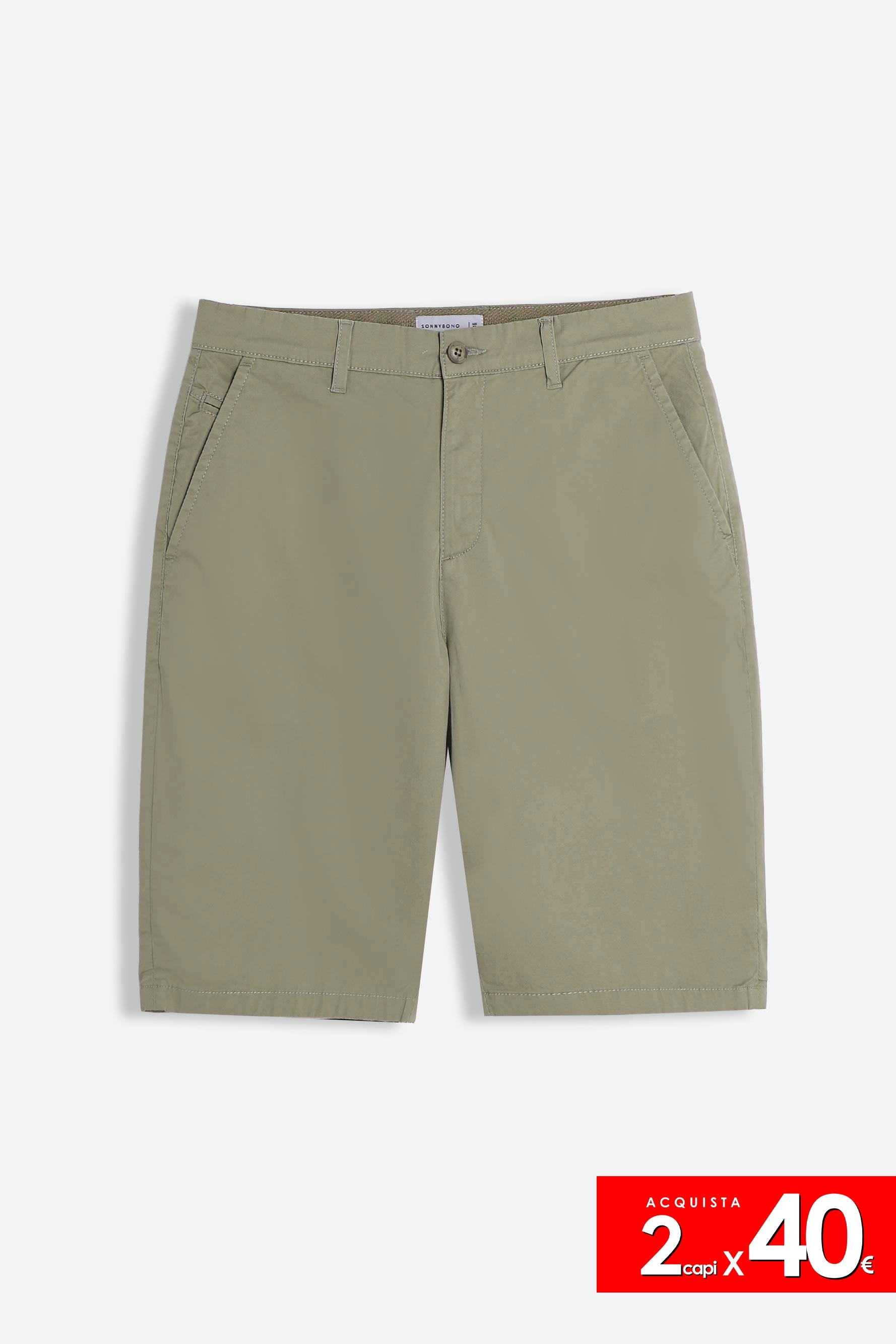 BERMUDA CHINO BASIC KAKI