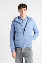 GIUBBOTTO DOPPIO TESSUTO CON CAPPUCCIO AVION