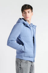 GIUBBOTTO DOPPIO TESSUTO CON CAPPUCCIO AVION