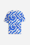 T-SHIRT GIROCOLLO FANTASIA F ROYAL