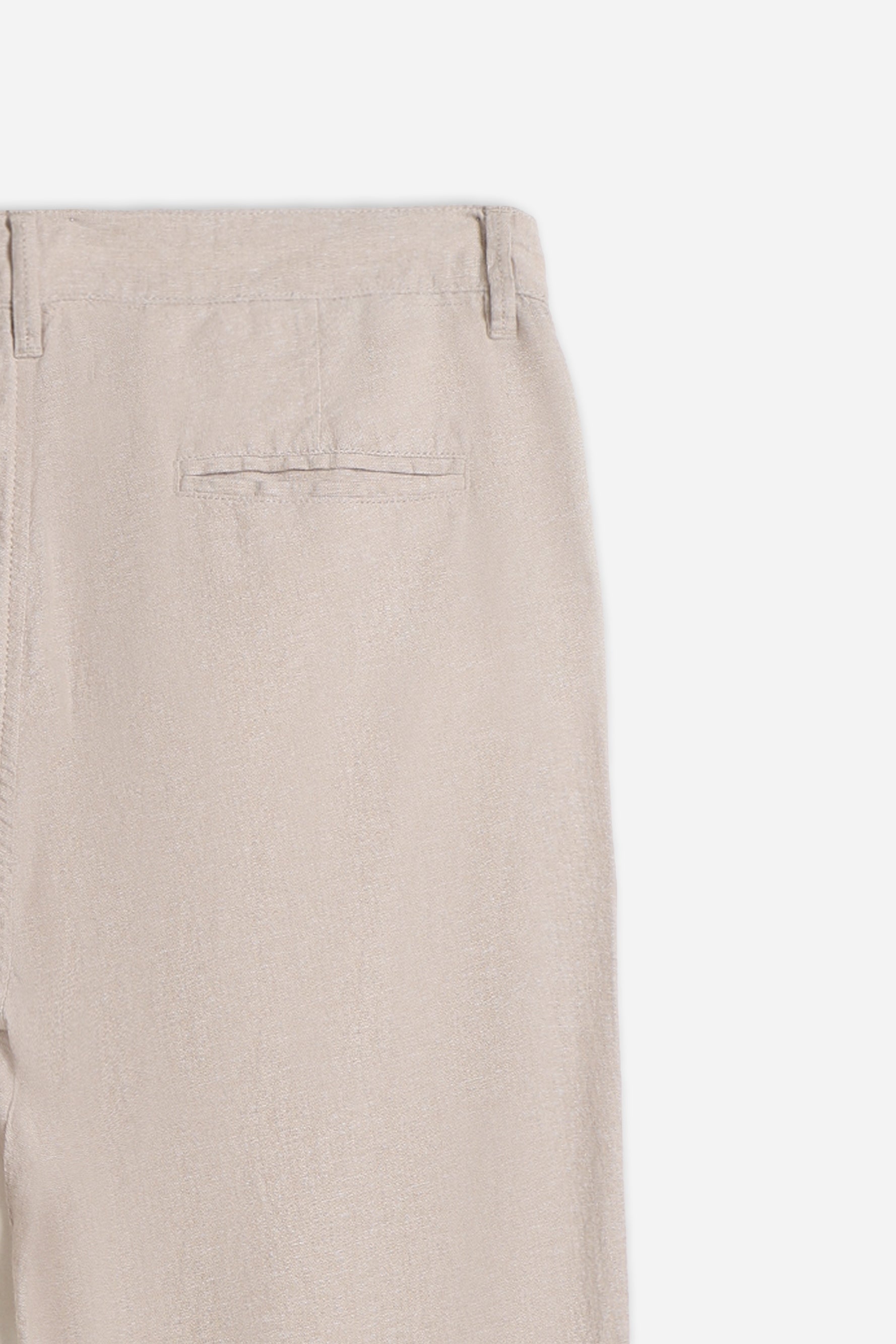 PANTALONI JOGGER MISTO LINO BEIGE CHIARO