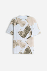 T-SHIRT GIROCOLLO FANTASIA F CIELO
