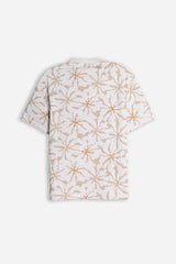 T-SHIRT GIROCOLLO FANTASIA F-BEIGE