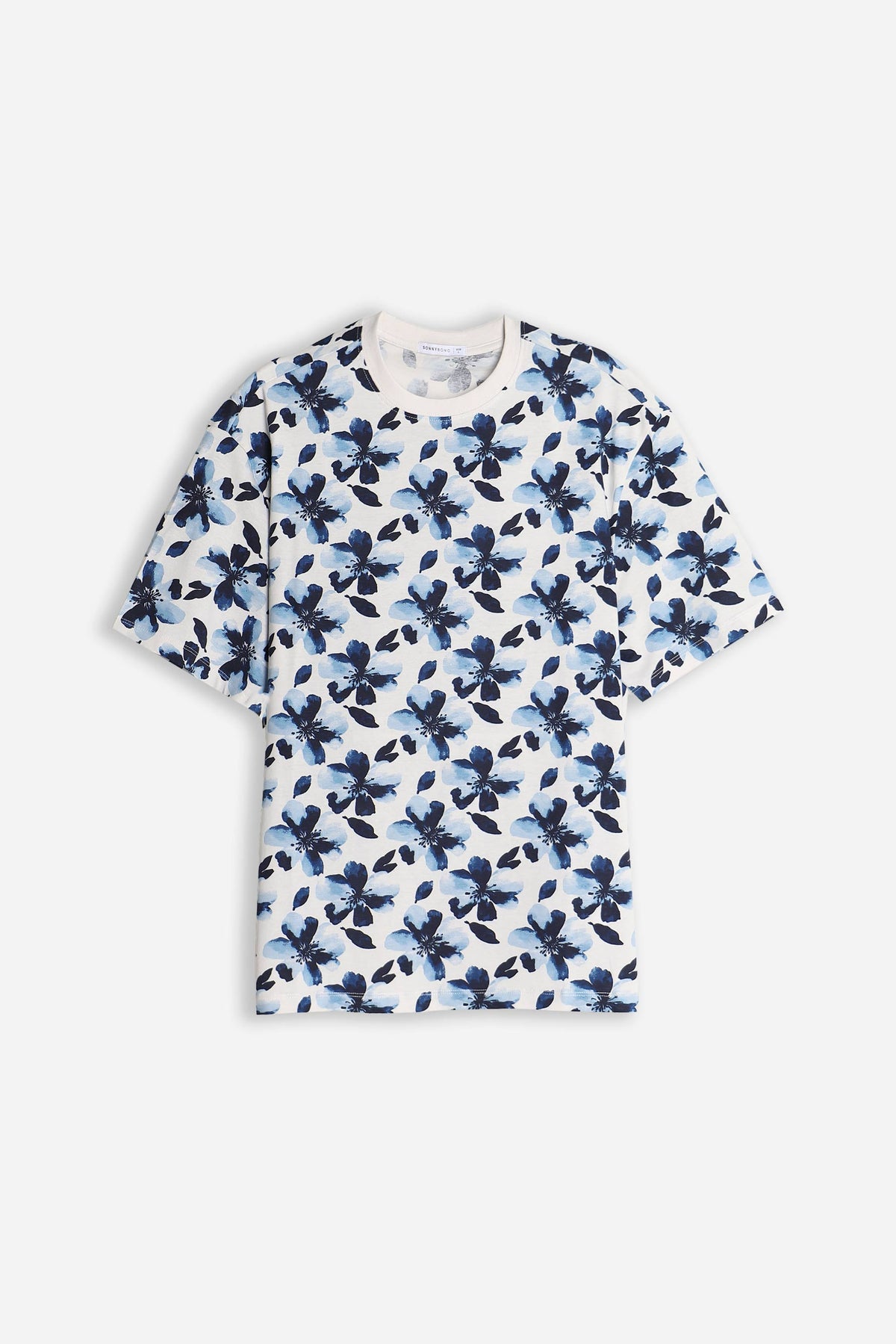 T-SHIRT GIROCOLLO FANTASIA F BLU