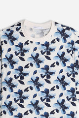 T-SHIRT GIROCOLLO FANTASIA F BLU