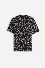 T-SHIRT GIROCOLLO FANTASIA F MORO