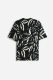 T-SHIRT GIROCOLLO FANTASIA F-SALVIA