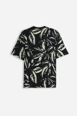 T-SHIRT GIROCOLLO FANTASIA F-SALVIA