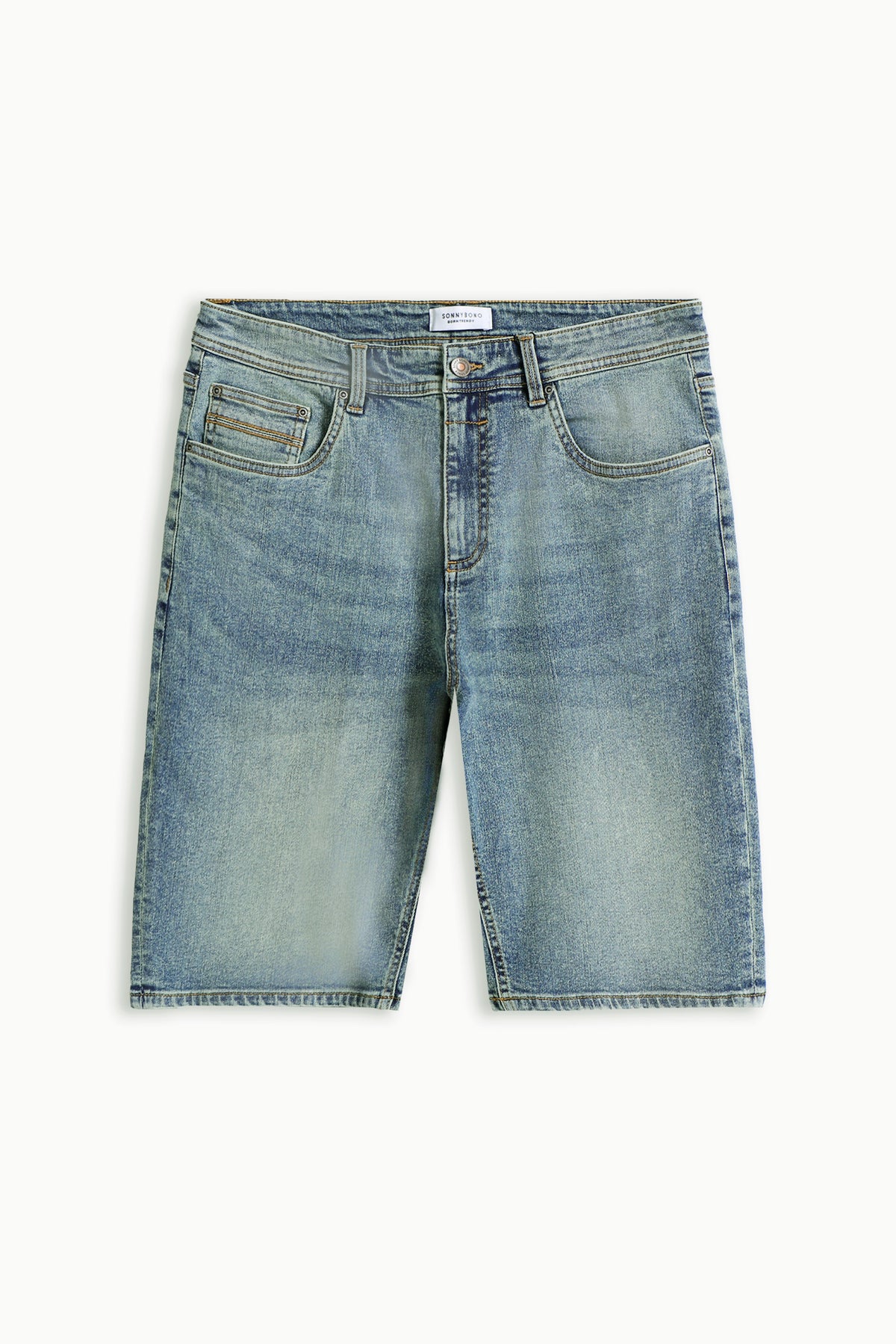 BERMUDA DENIM 5 TASCHE POLVERE