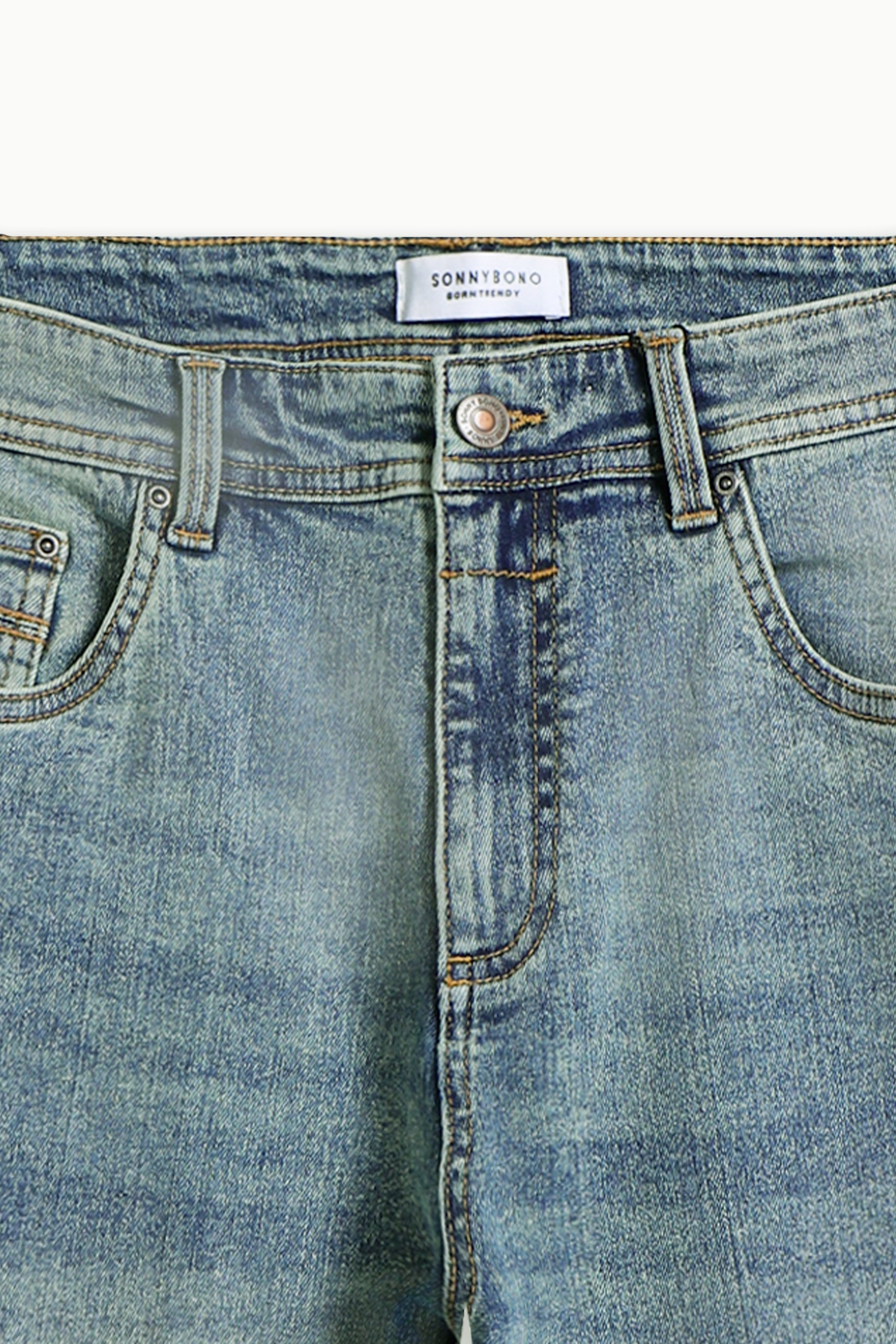 BERMUDA DENIM 5 TASCHE POLVERE