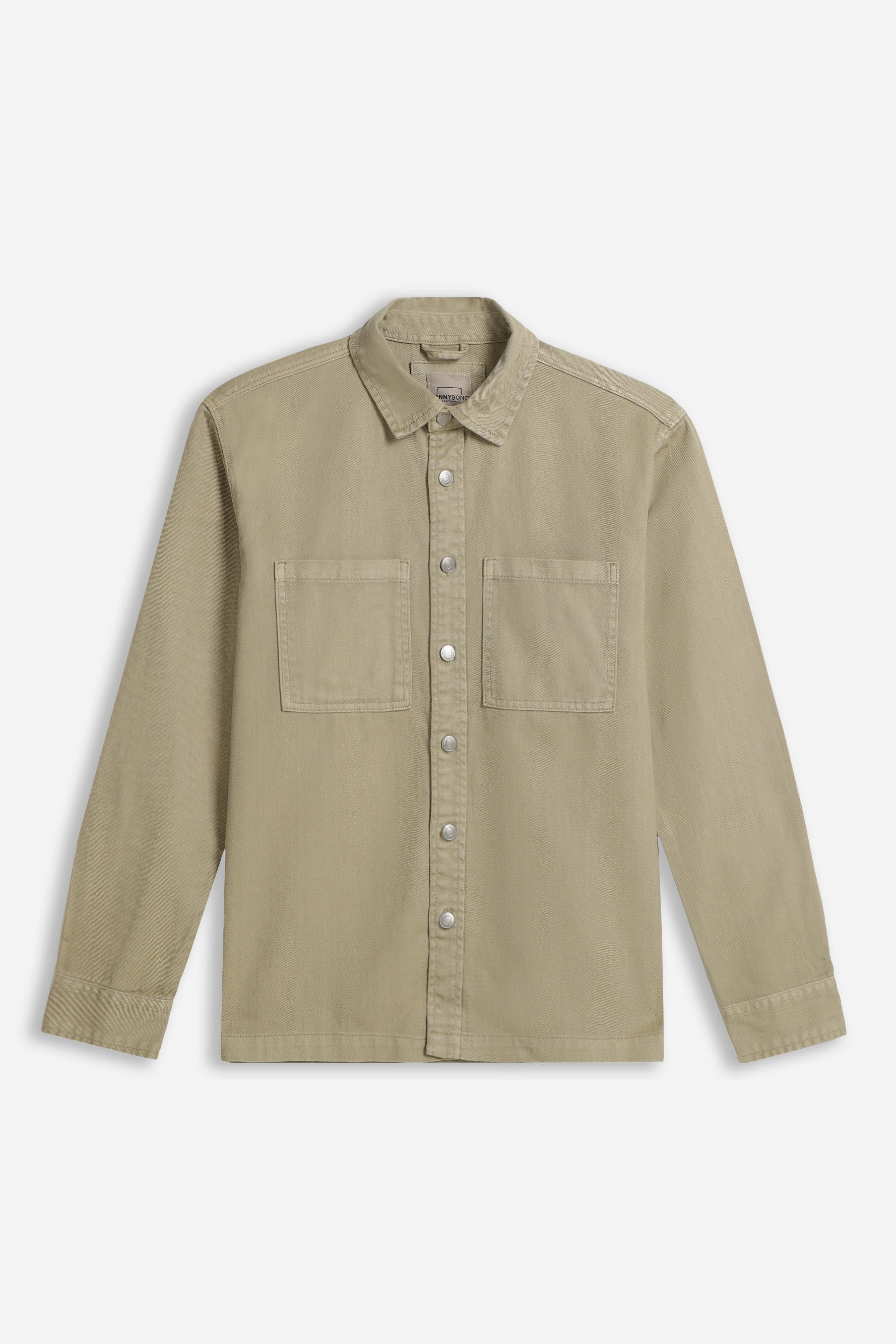 OVERSHIRT IN COTONE BEIGE