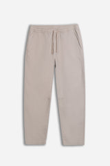 PANTALONE JOGGER CON ELASTICO IN VITA BEIGE