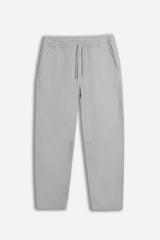 PANTALONE JOGGER CON ELASTICO IN VITA GRIGIO CHIARO