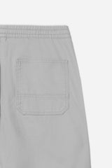 PANTALONE JOGGER CON ELASTICO IN VITA GRIGIO CHIARO