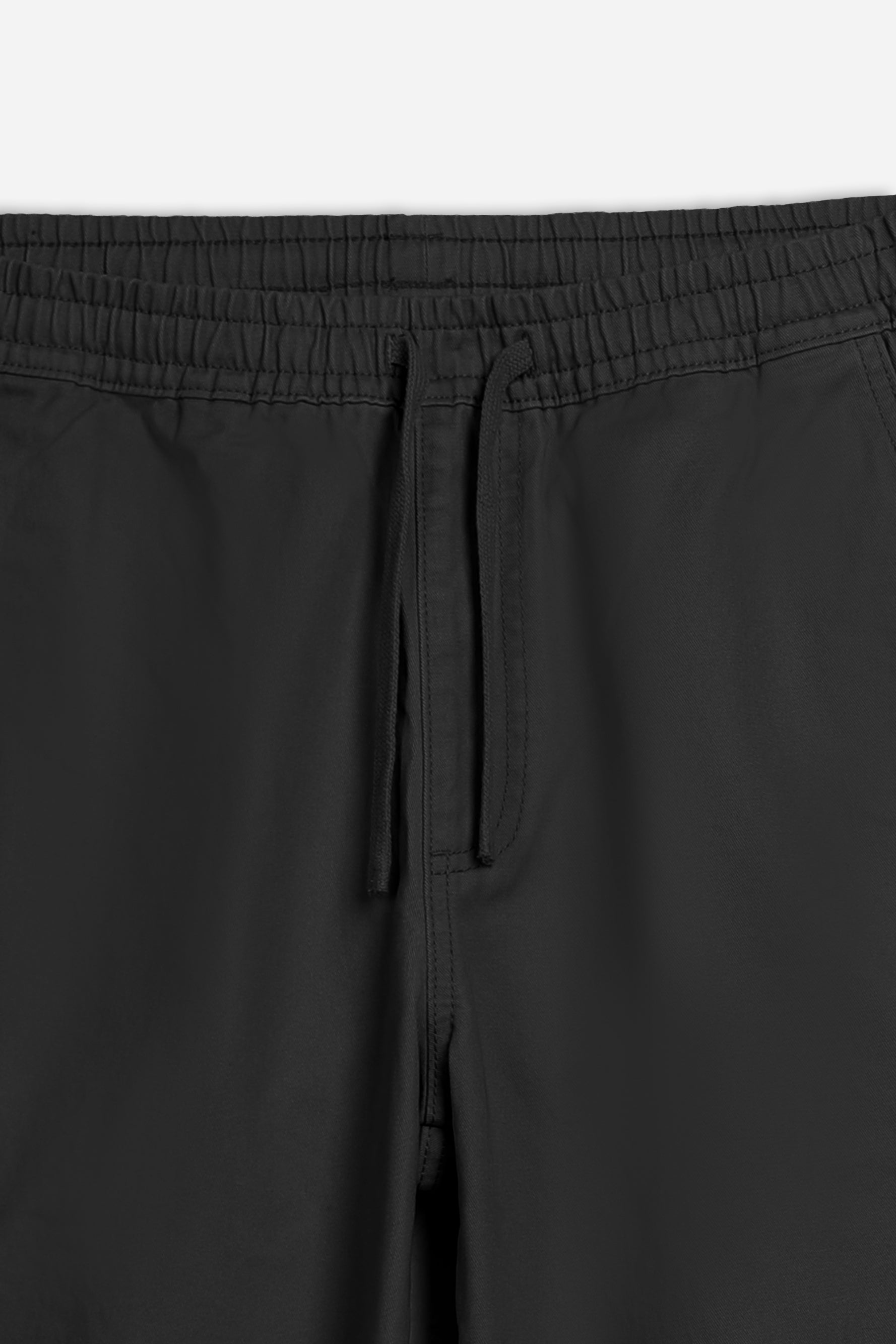 PANTALONE JOGGER CON ELASTICO IN VITA NERO