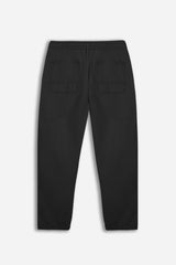 PANTALONE JOGGER CON ELASTICO IN VITA NERO