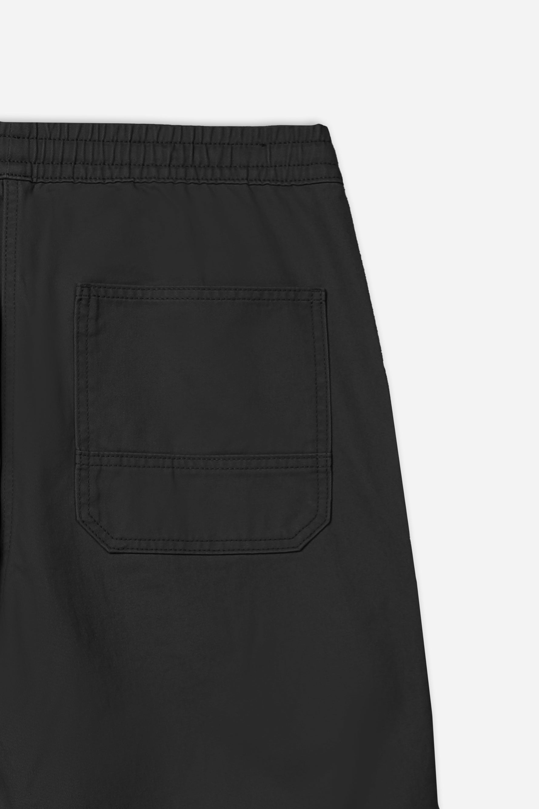 PANTALONE JOGGER CON ELASTICO IN VITA NERO
