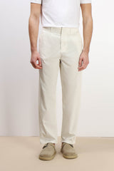 PANTALONE CHINO DOPPIA PENCE GESSO