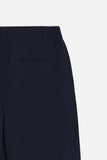 PANTALONE IN TWILL CON ELASTICO NEI FIANCHI BLEU