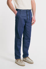 PANTALONE IN DENIM LEGGERO BLEU