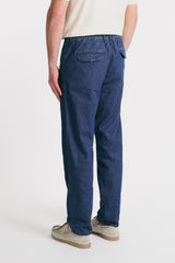 PANTALONE IN DENIM LEGGERO BLEU