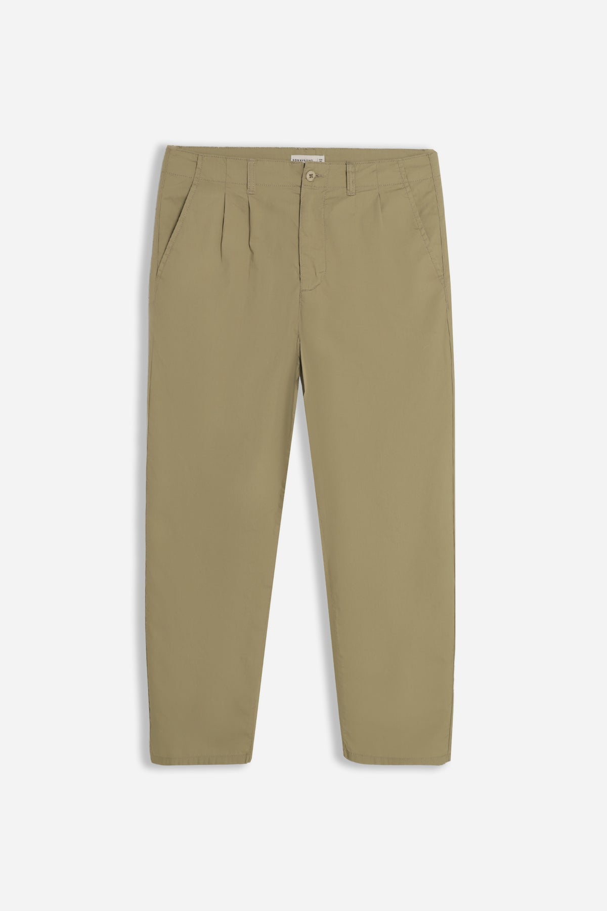 PANTALONE CHINO DOPPIA PENCE KAKI