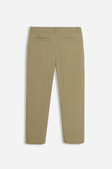 PANTALONE CHINO DOPPIA PENCE KAKI