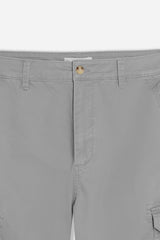 PANTALONE CON TASCONI LATERALI GRIGIO
