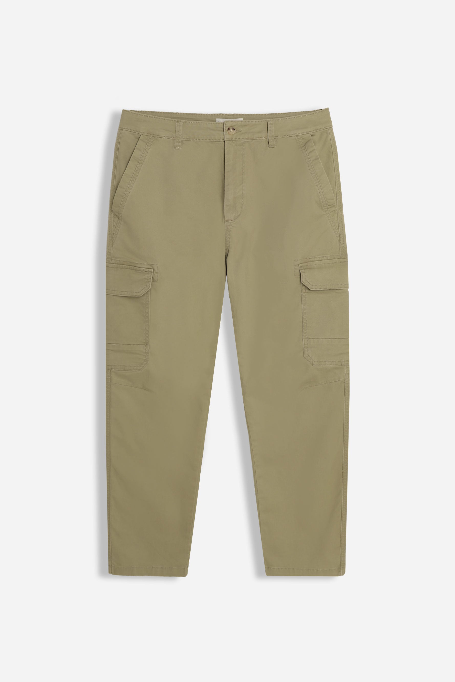PANTALONE CON TASCONI LATERALI KAKI