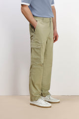 PANTALONE CON TASCONI LATERALI KAKI