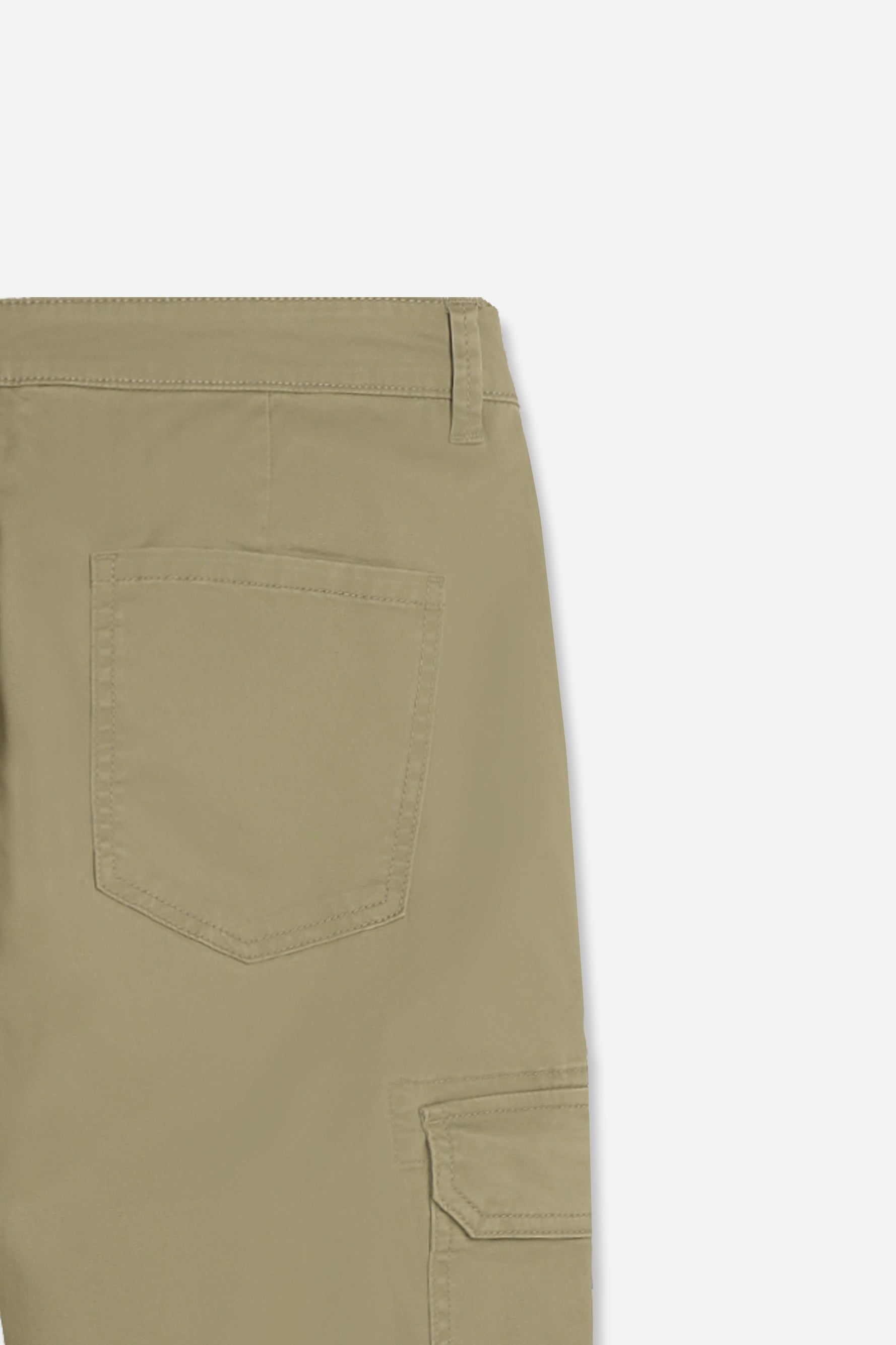 PANTALONE CON TASCONI LATERALI KAKI
