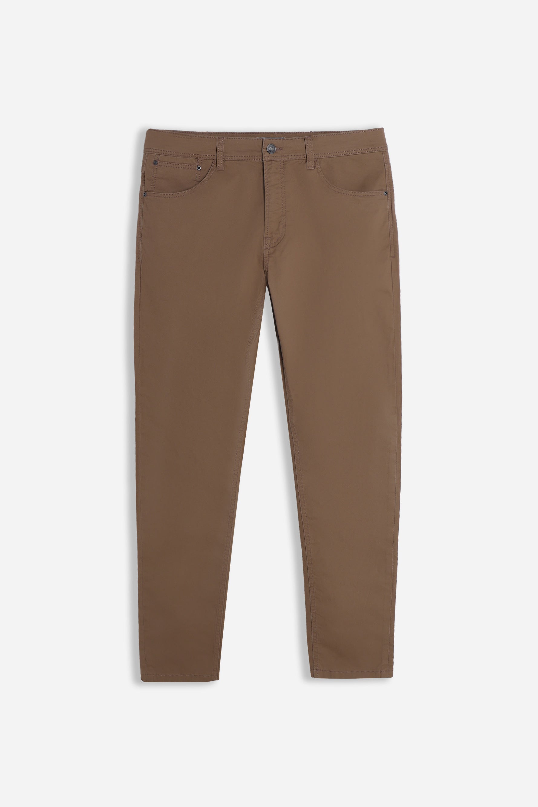 PANTALONE 5 TASCHE BASIC FANGO