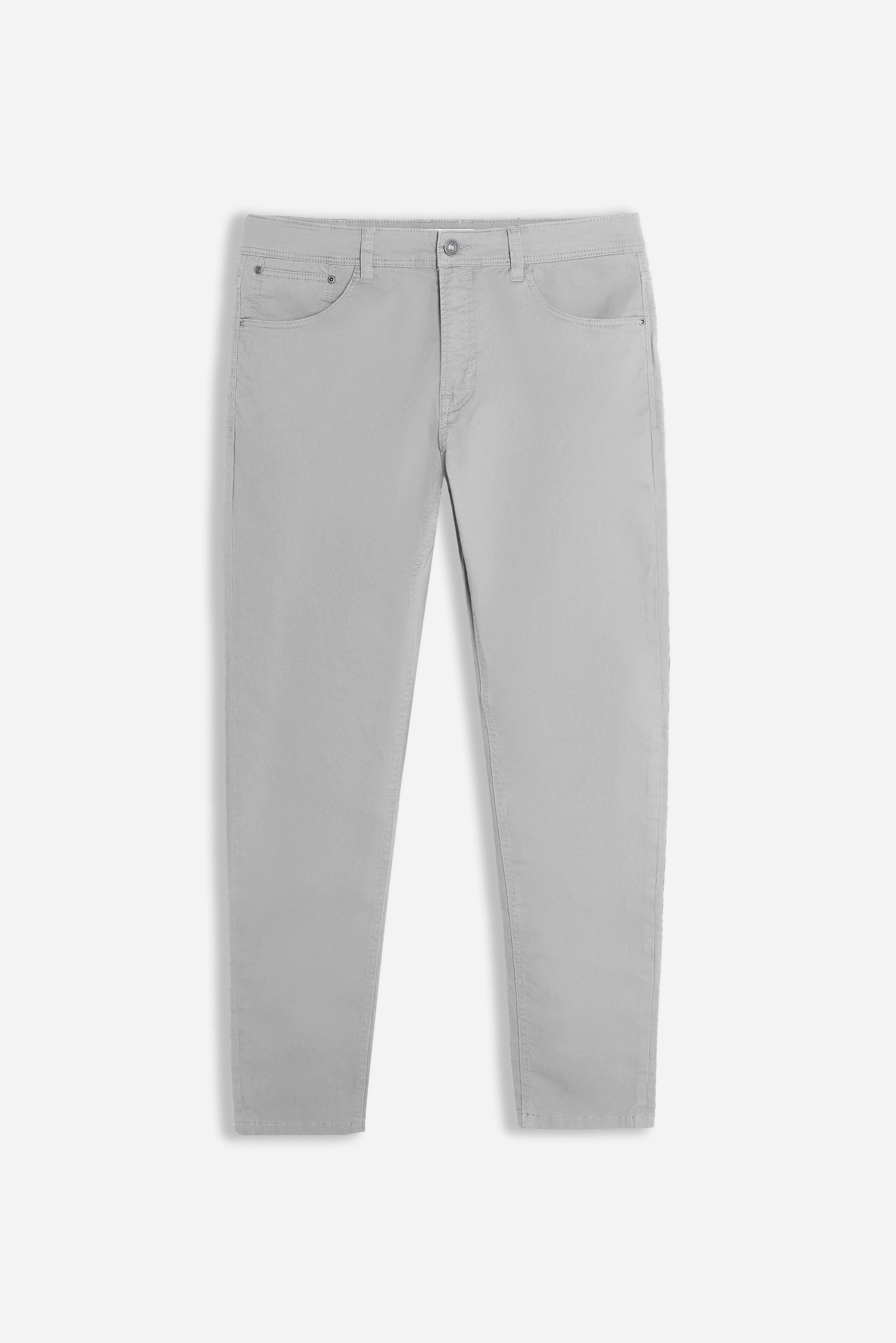 PANTALONE 5 TASCHE BASIC GRIGIO GHIACCIO