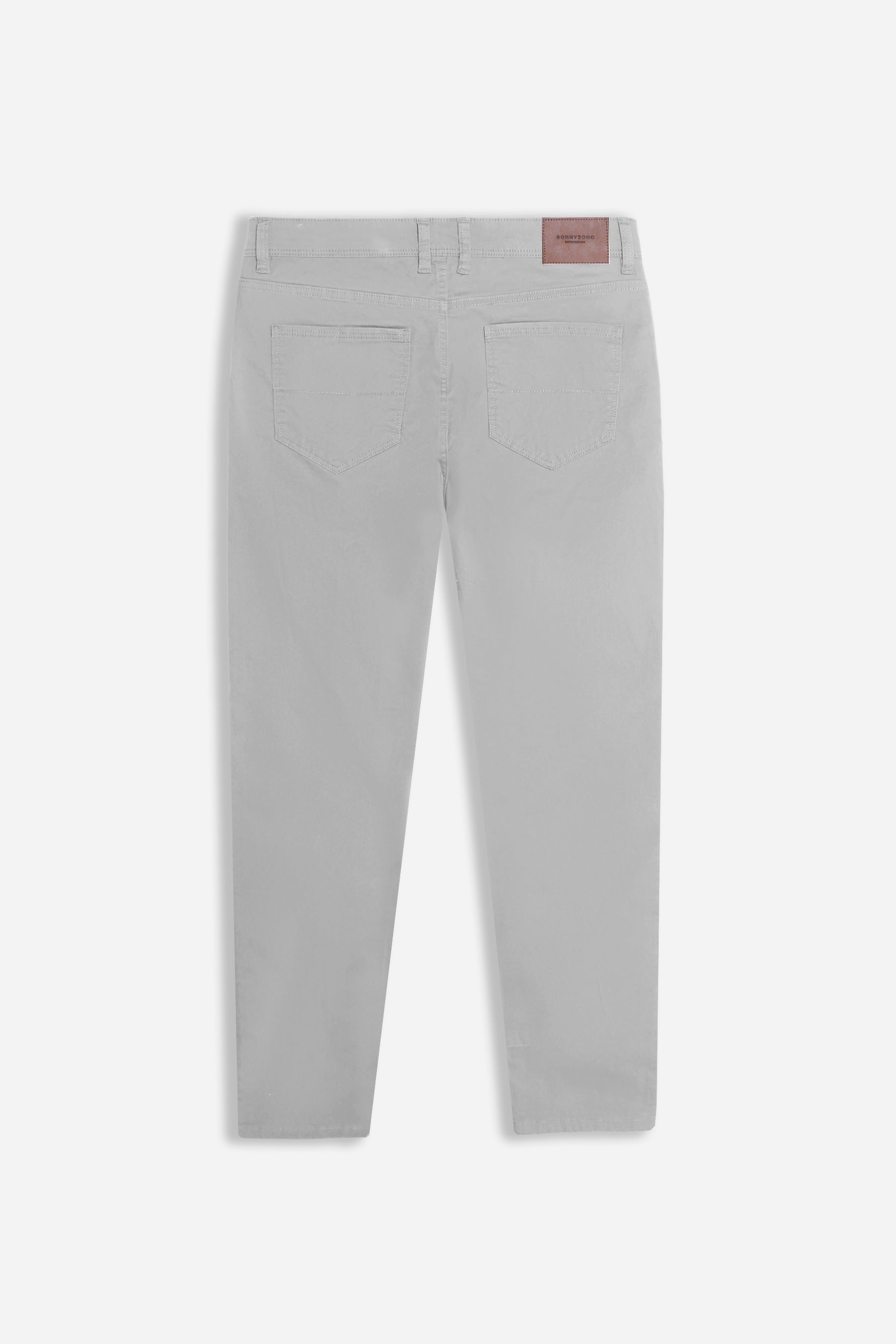 PANTALONE 5 TASCHE BASIC GRIGIO GHIACCIO