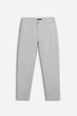 PANTALONE CHINOS COMFORT FIT GRIGIO CHIARO