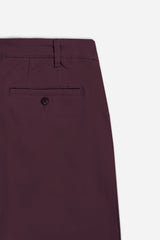 PANTALONE CHINOS COMFORT FIT BORDEAUX